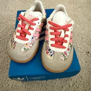 Liberty London Adidas Sambas  Kids Floral Sneakers